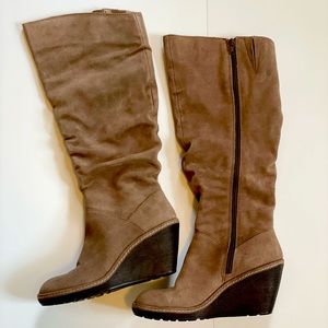 Sofft wedge knee high boots